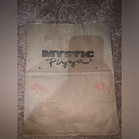 Mystic Pizza bag and menu. 🍕 - Picture 2 of 4